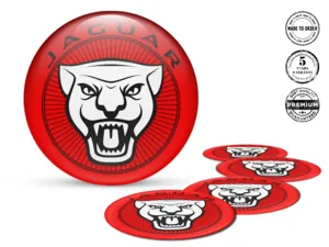 Jaguar Decalcomania Cerchio Edizione Adesivi Silicone Custom